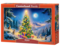 500 Piece Jigsaw Puzzle, Christmas Eve, Glowing Christmas Tree & Bunnies in Snow, Cozy Holiday Vibes, Adult Puzzle, Castorland B-54244